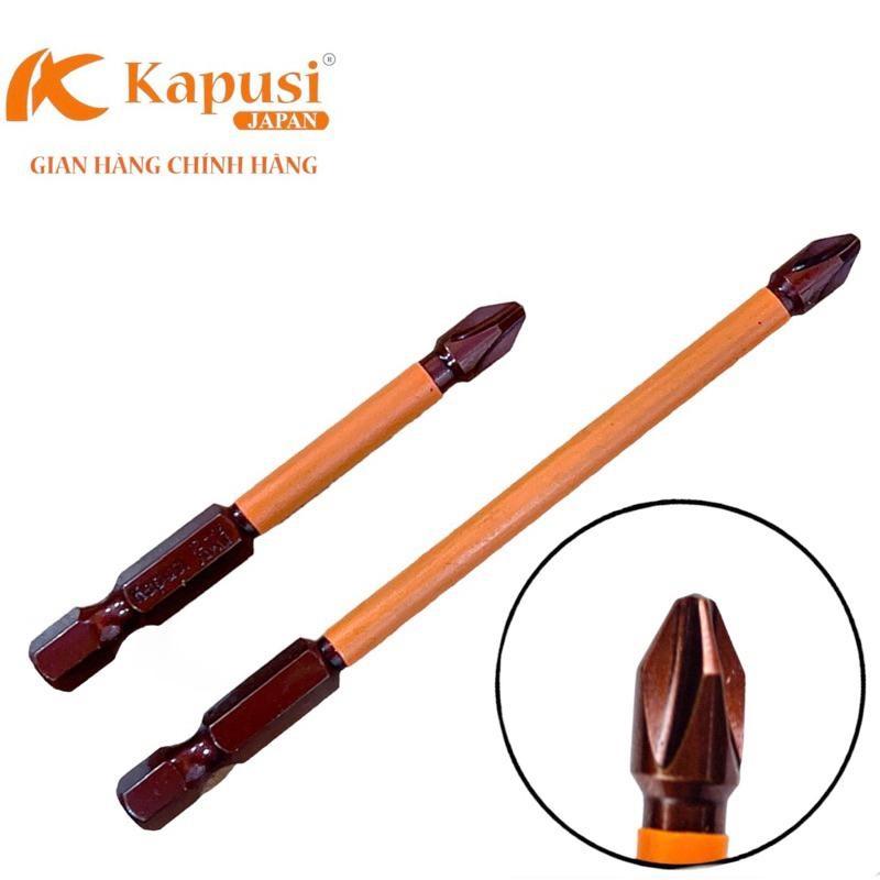 Mũi bắt vít 1 đầu Bake 65mm 100mm Kapusi Japan Thép siêu cứng chống trượt có từ tính cao chân Lục giác 6.35mm