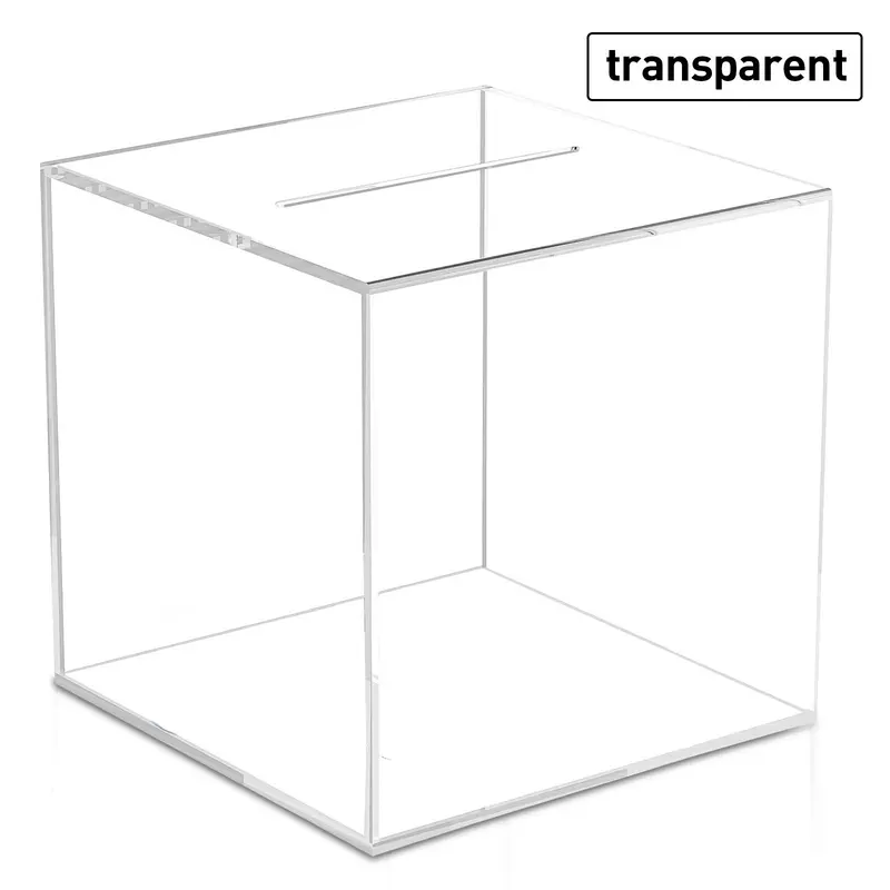 Transparent Simple Design Piggy Bank, 1 Count Money Saving Challenge Piggy Bank, Clear Acrylic Saving Box, Storage Box for Home Office, Summer for Gift, Bedroom Decorative Accessories, Boyfriend Gift, Desk Gadgets, Room Decor 0