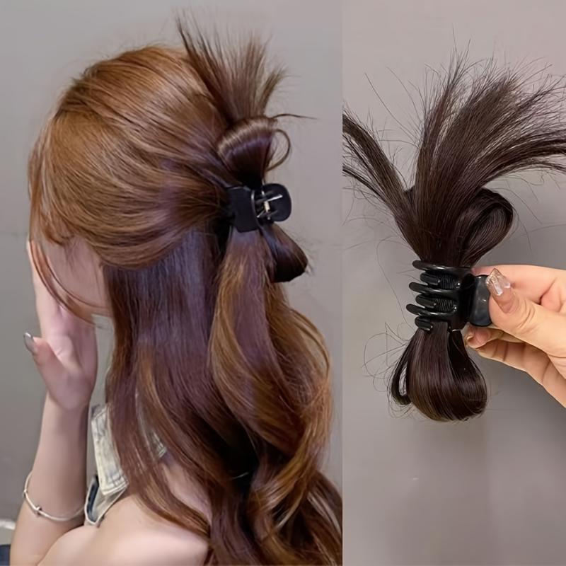 Product Introduction of Messy Bun Hair Piece Claw Clip Bun Lady Extended Updo Bun Claw Clip Ponytail With Clip Hair Curl With Clip For Women Daily Use Hair Accessories Halloween Christmas wigs 0