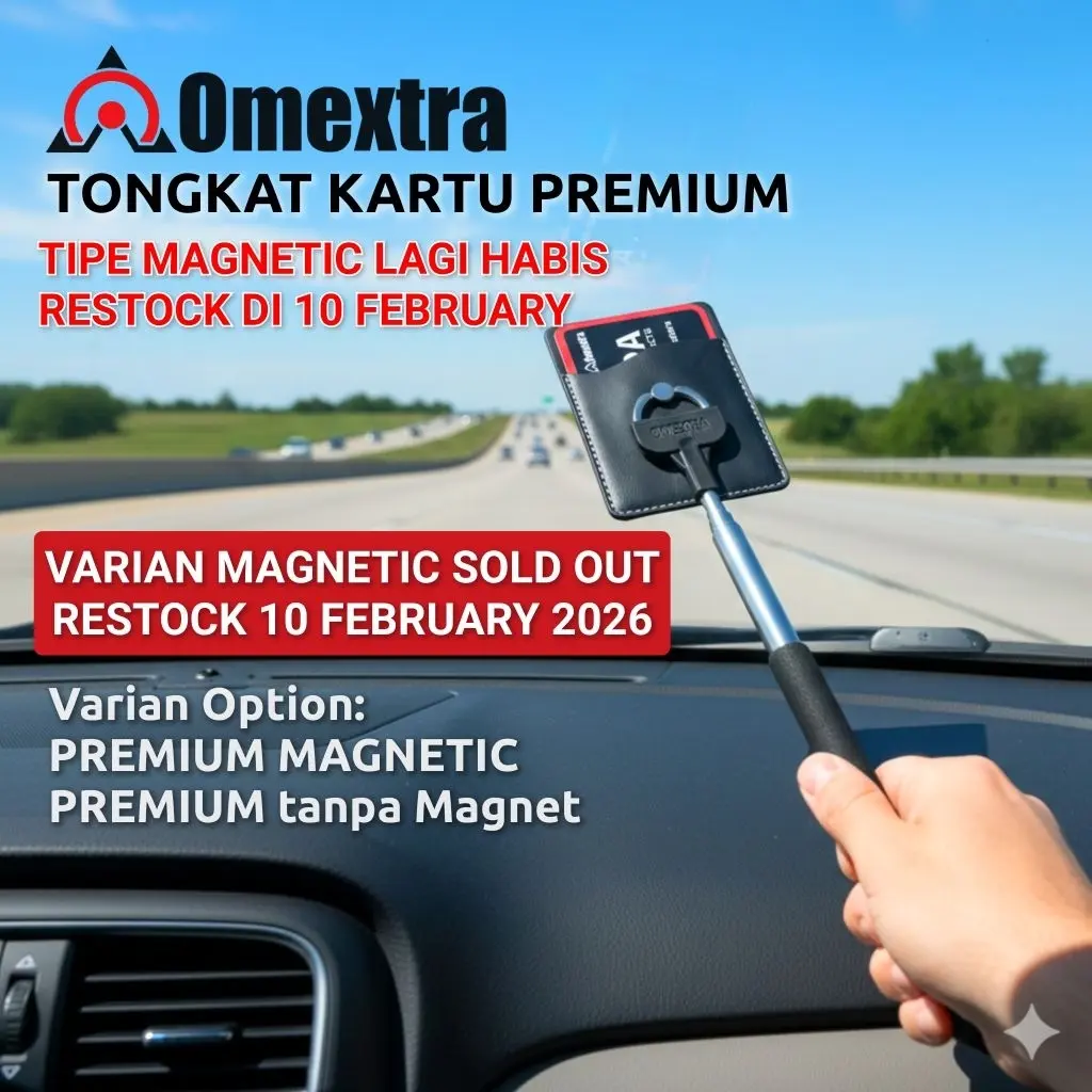 NewTongkat Kartu Premium Magnetic Omextra Tongtol Tongkat Etol Emoney Tongkat Tol Magnet PremiumTermurah