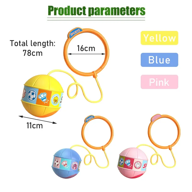 Hulahoop Lompat Kaki Led Flash Jump Hula Hoop Kaki Lampu Anak  Jumpball Ring Mainan Lompat Kaki 1