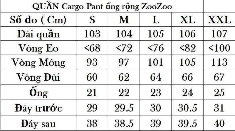 Product Introduction of ZooZoo-Quần Cargopant ống suông 8 Túi Hộp Chất kaki cotton hottrend. Menswear Nam 2