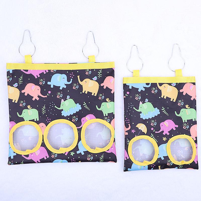 Product Introduction of 2/3 Holes Hanging Hay Bag for Bunny Guinea Pigs Small Animal Feeder Rabbit Food Dispensers Bag Cage Accessories Pet Feeding Bag 11