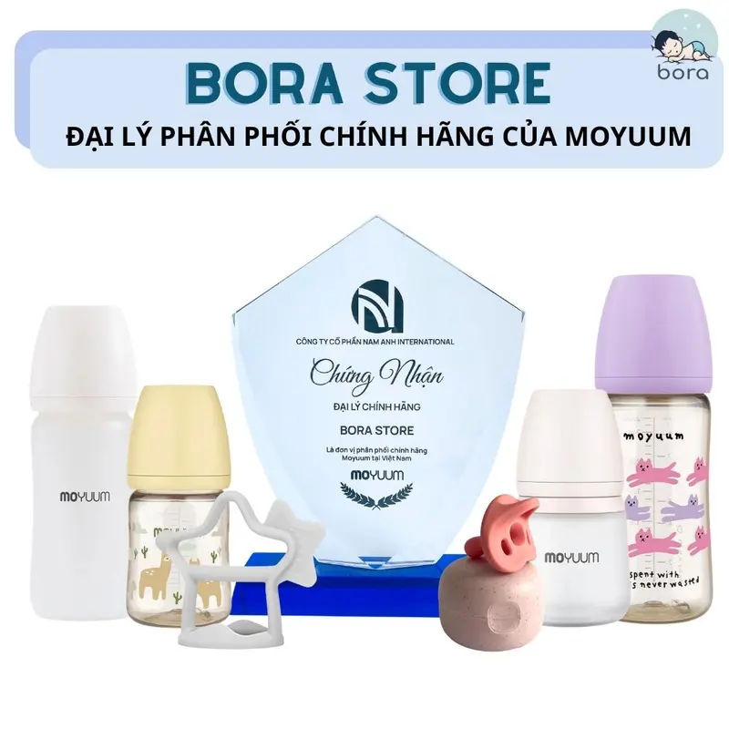 Núm ti Moyuum Hàn Quốc đủ size 1 - 4 Cam kết chính hãng 1