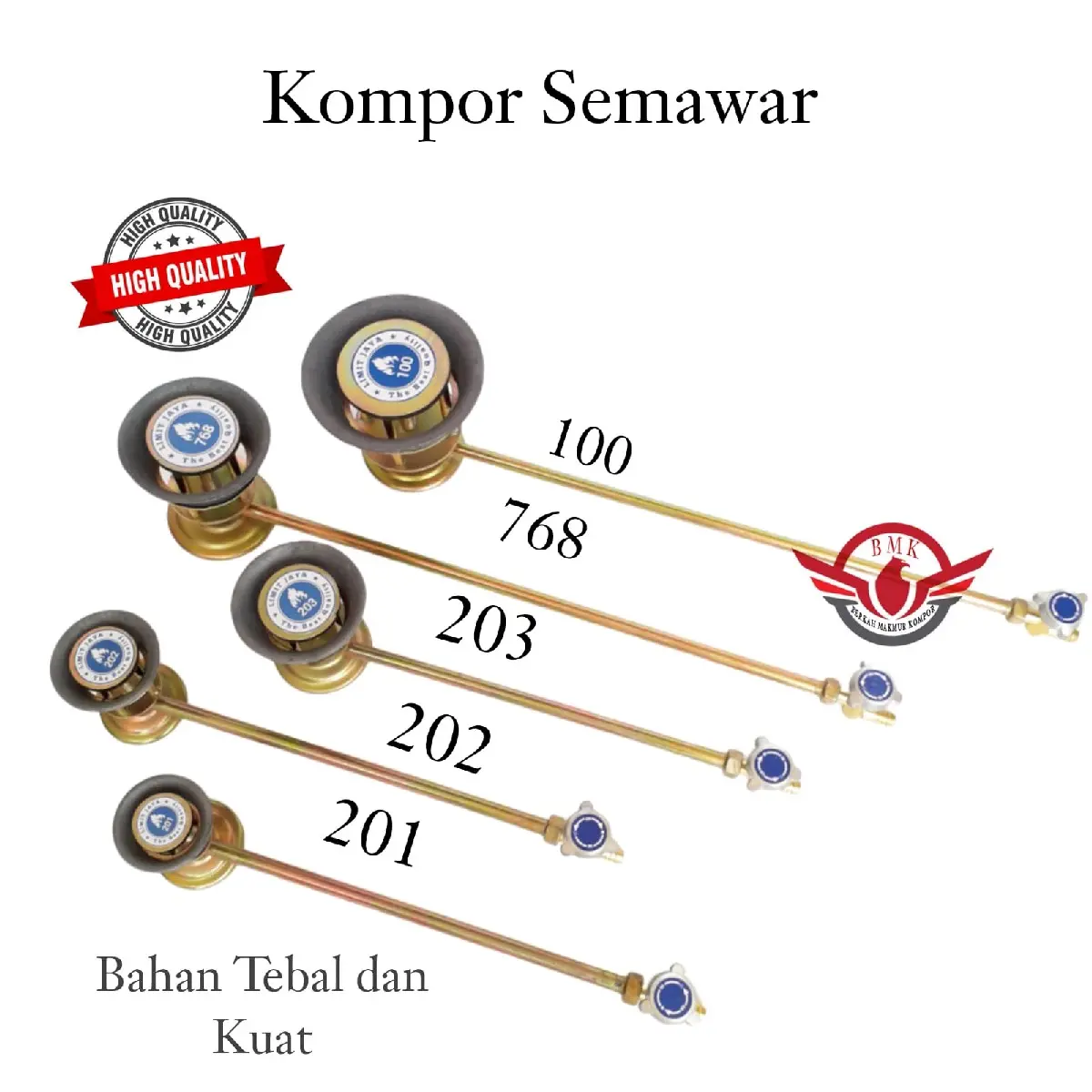 Kompor Semawar Ukuran 201 202 203 768 100/Kompor Mawar