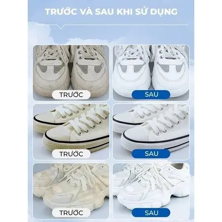 Chai Xịt Bọt,ặt Khô Vệày Sneaker Cao Cấp Loại Bỏ Vết Bẩn, Khửùi Hôi, LàTrắng Tiện Lợi 88614 6