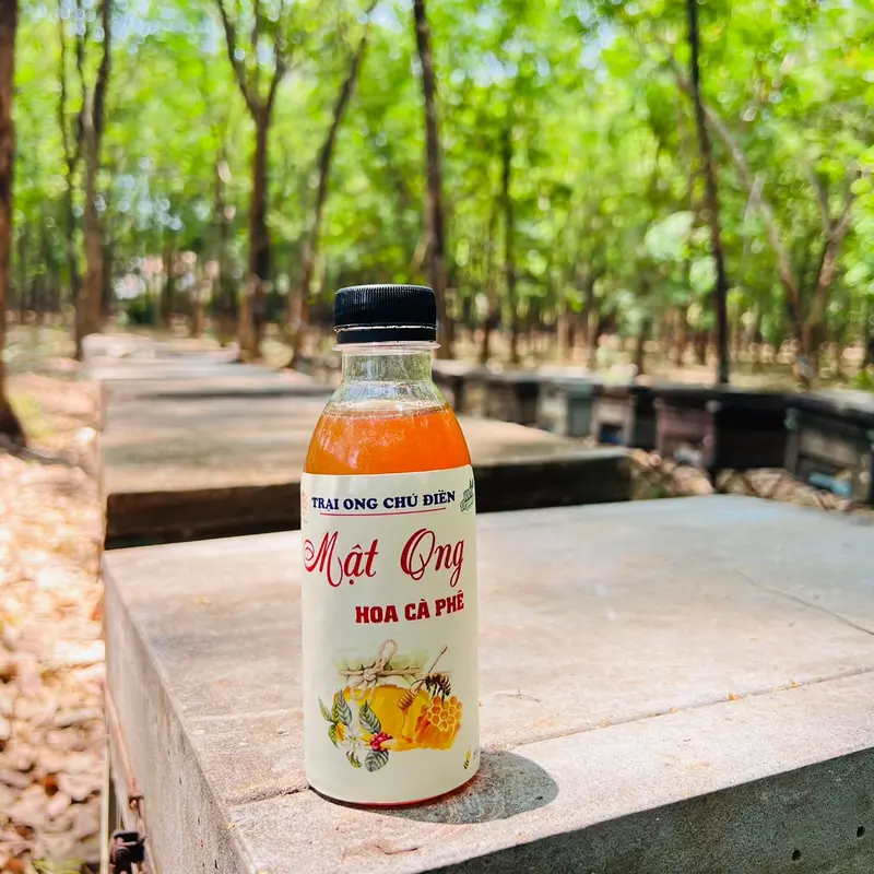 Combo Dùng Thử Mật Ong Trại Chú Điền ( 3 Chai 250ml Mật Bạc Hà + Mật Cafe + Mật Vãi) 3