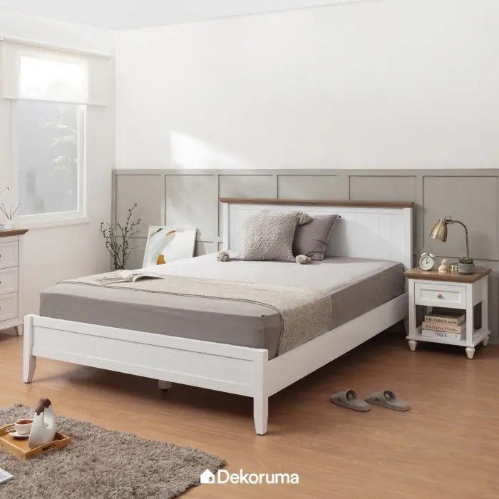 Dekoruma KANOU Ranjang Tempat Tidur uk Queen / Dipan 0