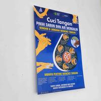 Gambar Poster Kesehatan Ukuran 51.5 cm x 35 cm : Poster Cara Cuci Tangan 6 Langkah versi Kemenkes. dari Sahabat Sejasa Kab. Sleman 5 Tokopedia