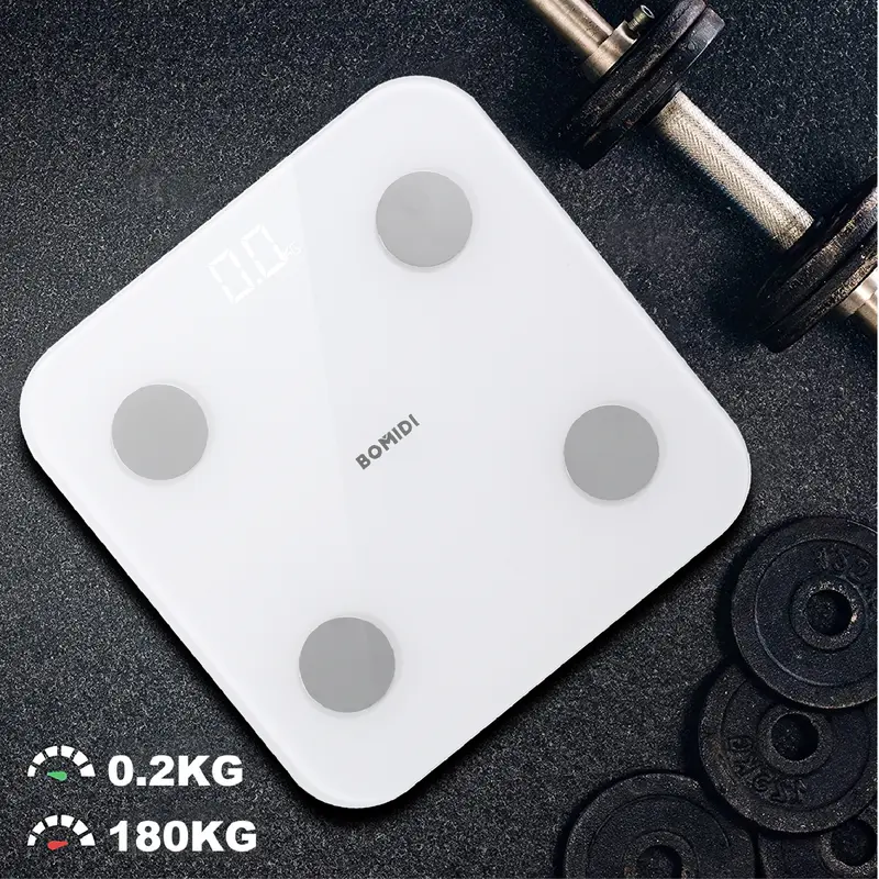[COD] BOMIDI Body Fat Scale S1 Timbangan Badan Smart Scale Digital Timbangan Scale Skala Berat Badan 7