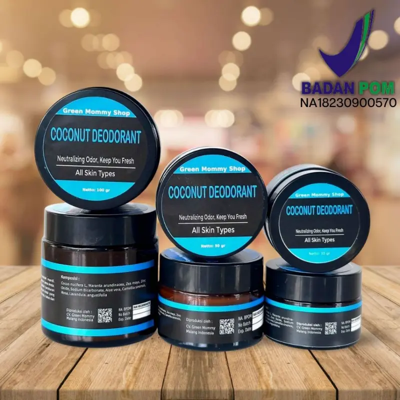 Deodoran Alami - Coconut Deodorant - Deo Natural - Membantu Mengurangi Bau Badan 0
