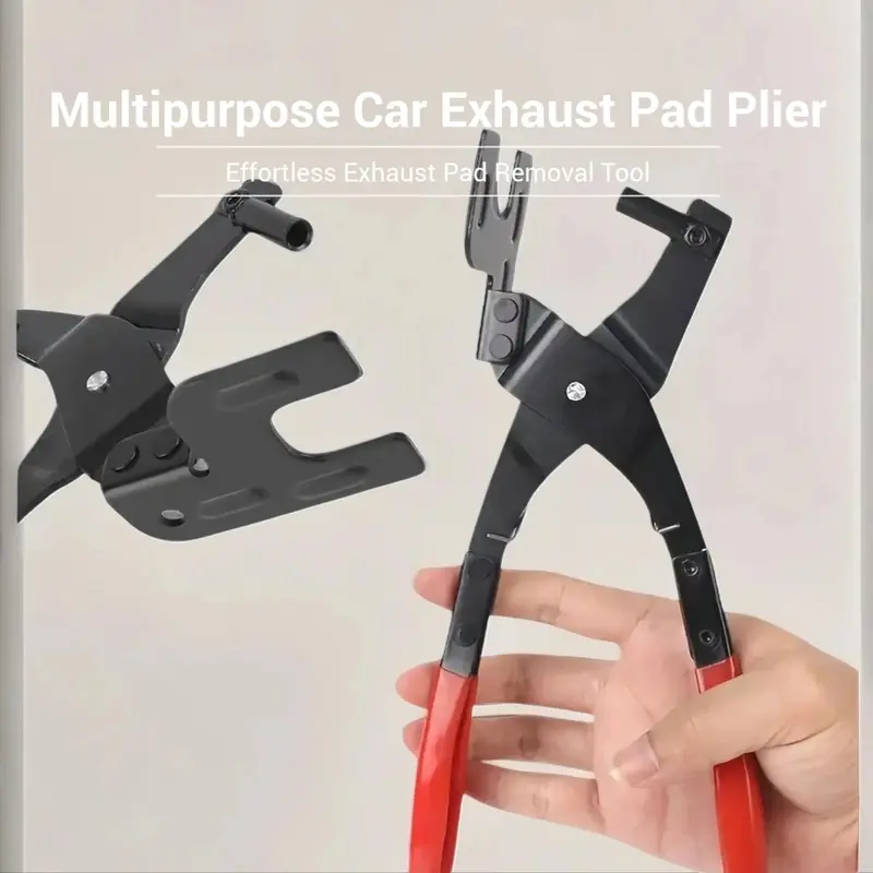 Car Exhaust Rubber Pad Removal Plier, Multipurpose Car Exhaust Rubber Pad Plier, Universal Car Body Repair Tool, Car Repair Manual Tool 1