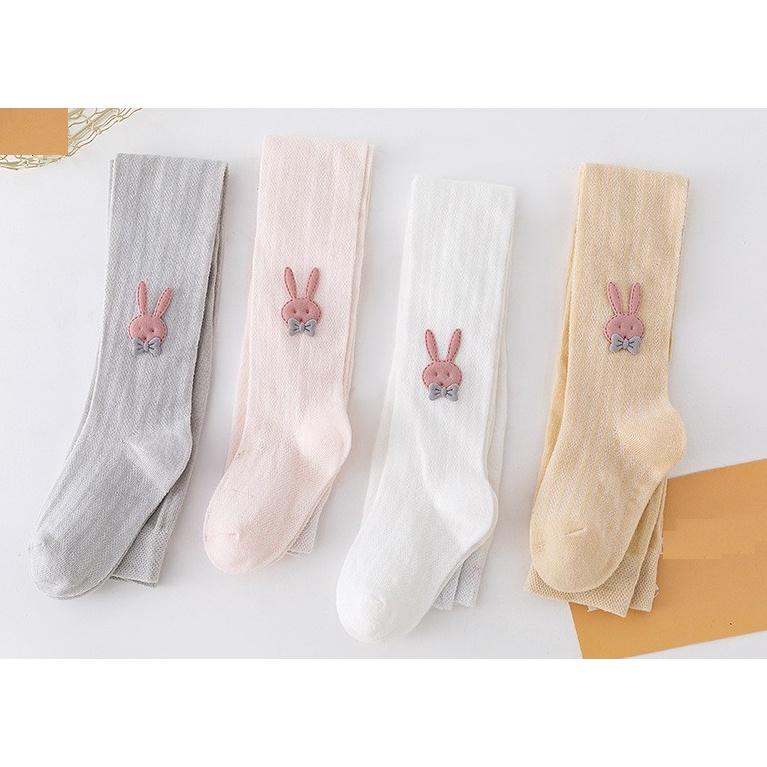  Quần tất lưới liền bàn đính nơ cho bé 3 tháng-2 tuổi 