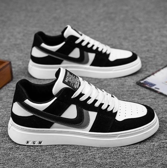 Giày thể thao nam Hàn Quốc trẻ trung phong cách hot 2024 T25 Sneaker Cao Su Shoes Đế Bằng