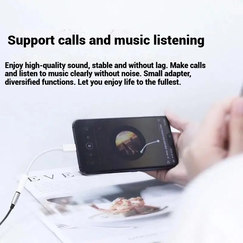 Bộ Chuyển Đổi Bộ Chuyển Đổi Tai Nghe, Áp Dụng Cho Huawei, Oppo, Vivo, Xiaomi, samsung Cáp Âm Thanh, Chơi Game + Giọng Nói + Âm Nhạc + Điều Khiển Dây rắc  chuyển Phụ Kiện cáp  chuyển  Đổi    vùng lại về việt nam bộ  chuyển rắc  chuyển 2 đầu 5