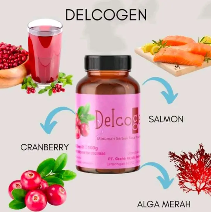 Delcogen Collagen Drink Perawatan Kulit 1