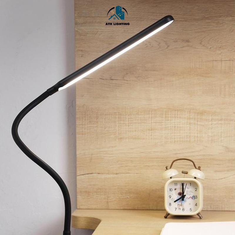 Đèn LED Kẹp Bàn Cổ Ngỗng ATH Lighting - 3 Chế Độ Màu Điều Chỉnh Được - Đèn Bàn Làm Việc Đèn Học Chống Cận Hiệu Quả - đènbàn 6