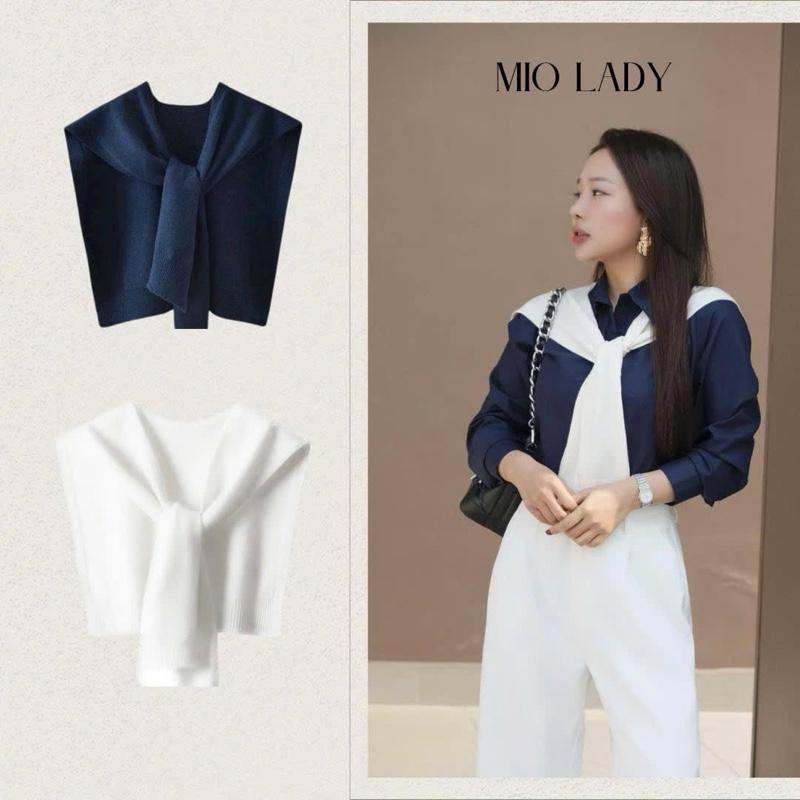 Khăn len giả áo choàng vai phong cách Hàn Quốc Miolady Khăn Choàng Quàng Cổ