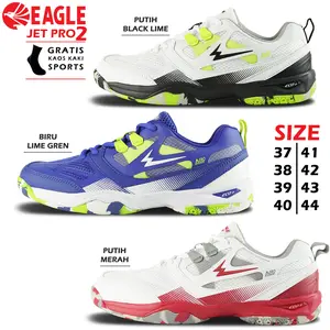 Sepatu Badminton Eagle Jet Pro 2 Original Free Kaos Kaki