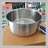 Gambar BP1900320 Panci Casserole D20xH9cm Bima Chefs, SUS 304, Body Only dari violaviola Kota Surabaya 3 Tokopedia