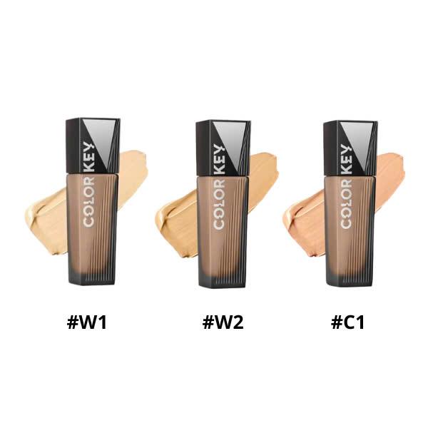  Kem Nền Dạng Lỏng Lâu Trôi Colorkey Matte Flawless Liquid Foundation 30g Cosmetic Women Mỹ Phẩm Trang Điểm Che Khuyết Điểm Cushion kemnen mongnhe  bảng mới  