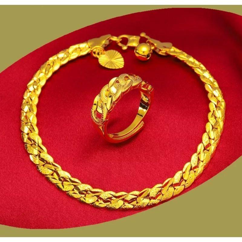 gelang Rante free cincin Rante Kuning COD Murah Terlaris 2