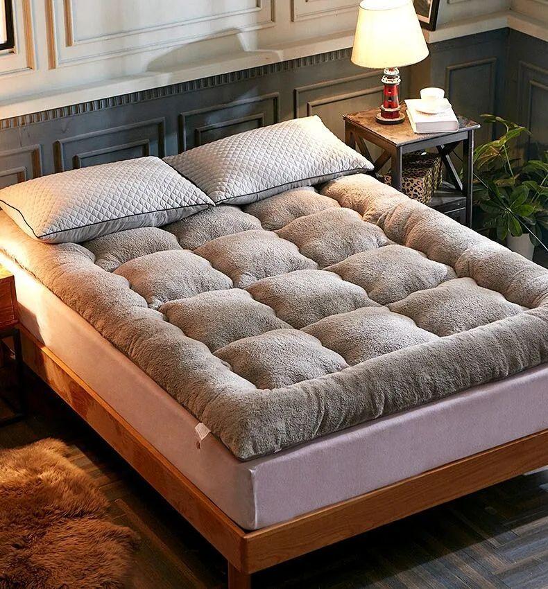 Product Introduction of Nệm Da Cừu Dày, Đệm Giường Nhiệt, Chất Liệu Tatami, 1.5 M Và 2 M, Thích Hợp Cho Ký Túc Xá Sinh Viên, Có Thể Được Sử Dụng Làm Chăn, Có Sẵn Trong Kích Thước Đơn Và Đôi, Ưu Đãi Đặc Biệt đa dạng bền bộ chăn ga gối đệm 7