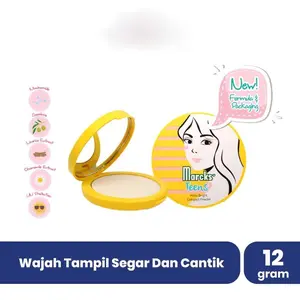 12 GR MARCKS TEENS COMPACT POWDER HEALTHY GLOW FINISH LOOK  BEDAK PADAT