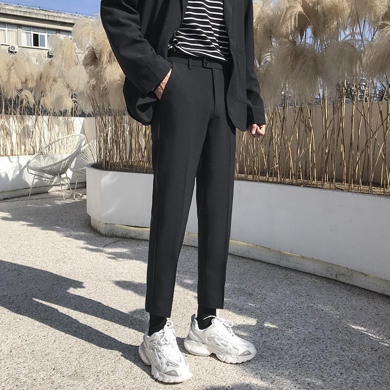 Quần Tây Nam Hàn Quốc Ống Côn Cao Cấp QTN Fashion, chất vải dày dặn, form Slimfit hàn quốc 1