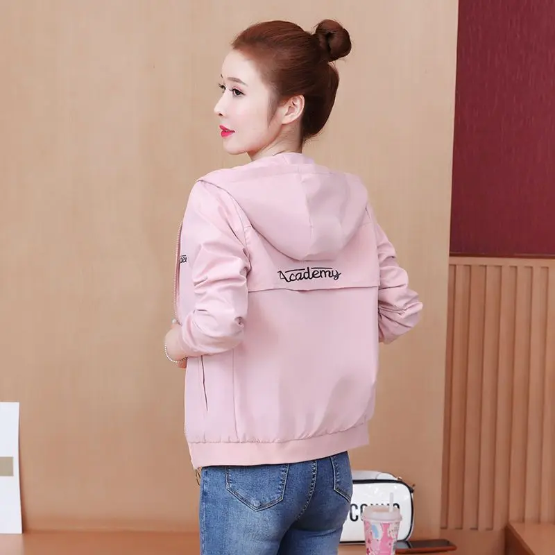 Áo Khoác Nữ, Có Lớp Lót / Áo Khoác Ngắn, Ôm Sát, Dễ Phối Đồ Áo Khoác In Hình, Đồng Phục Bóng Chày, Thời Trang Mới Mùa Mùa Xuân 2021