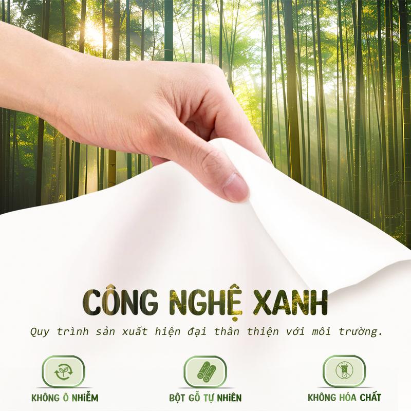 Product Introduction of Giấy rút lụa thùng 20 gói lớn Nemogo 4 lớp siêu dai, giấy ăn gấu trúc mềm mịn Nemogo không mùi multicolor 40