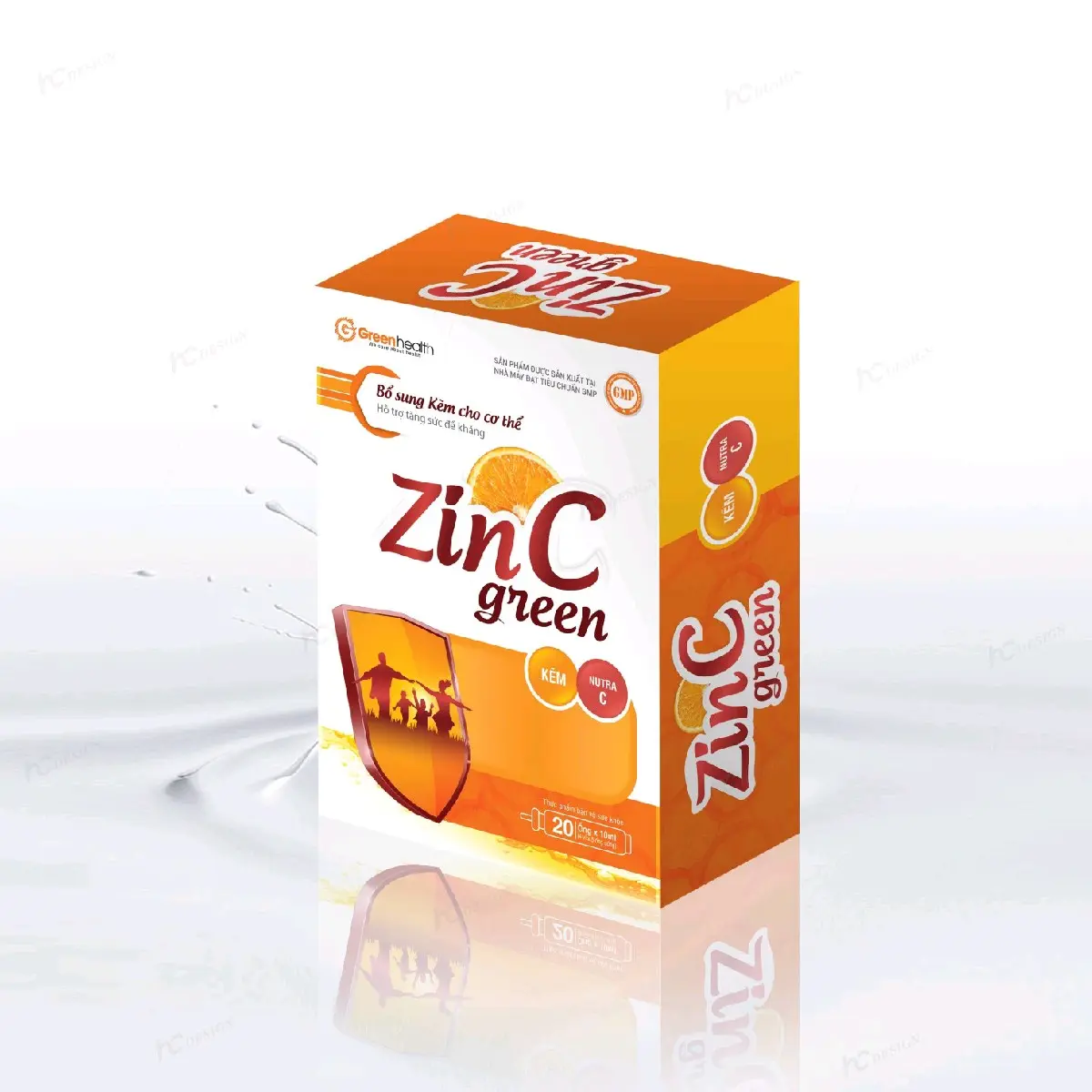 ống uống bổ sung  ZinC greem