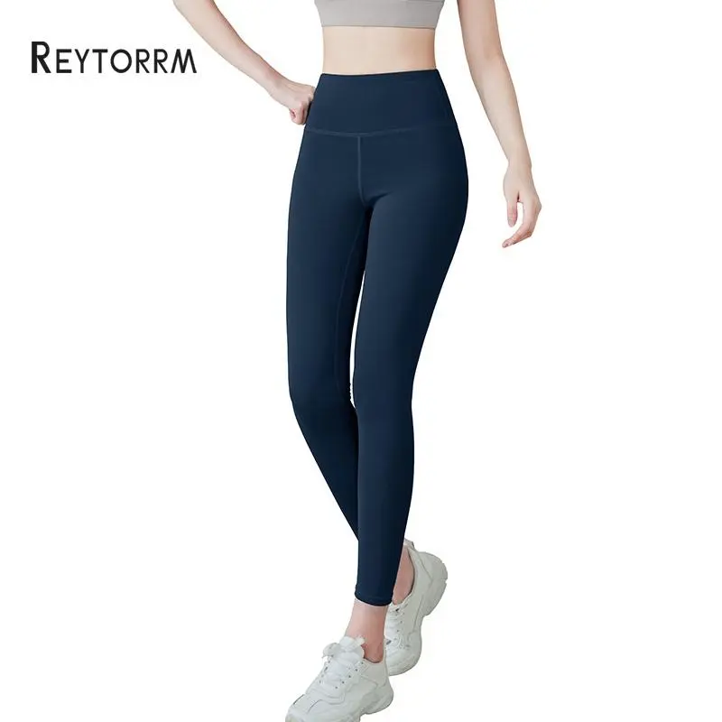 Reytorrm Yoga Legging Celana Olahraga Wanita High Waist Polos Yoga&Running Sport 5