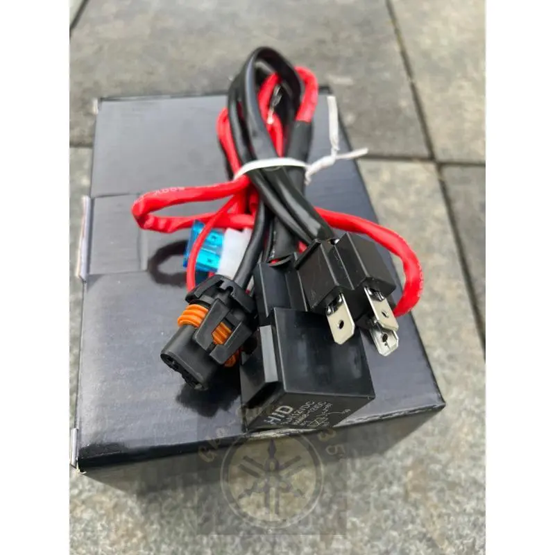 Kabel Relay Super Lampu HID Projector Biled Projie LED Motor Mobil H4 1 Lampu dan 2 Lampu Kabel Relay Set Biled 0