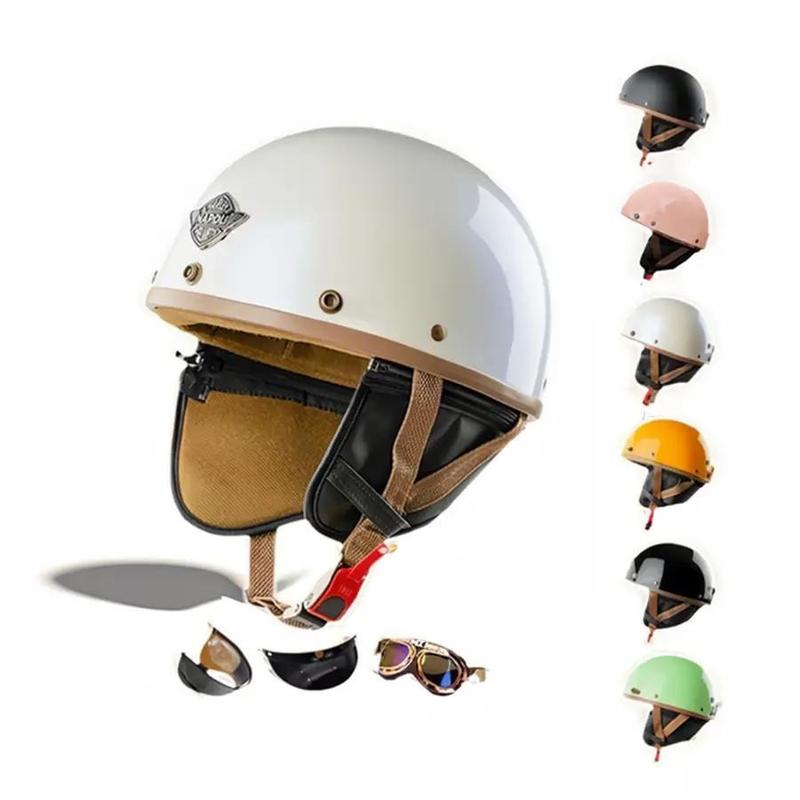  Mũ bảo hiểm Napoli nửa đầu - Đủ màu -  FREESHIP  