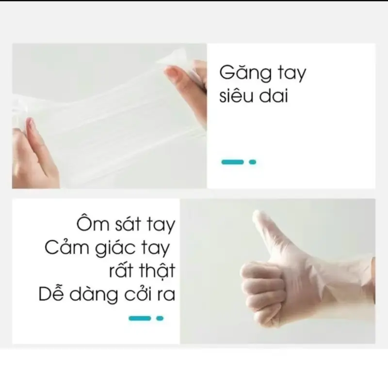 Combo 7 Hộp Găng Tay Victoria Bay, Bao Tay Nấu Ăn Siêu Dai Hàng Nội Địa, Vật Liệu TPE Thân thiện Với Môi Trường 1