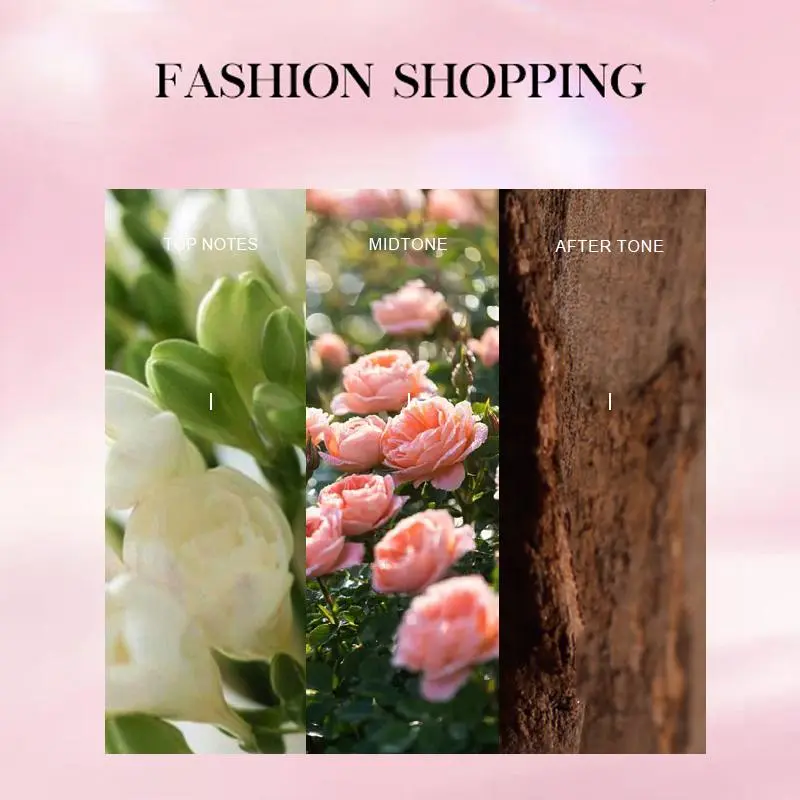 Bag Shape Women's Perfume, 1 Box Long Lasting Wodden Floral Rose Fragrance for Women, Fragrance for Daily Use, Cosmetic Gift for Girls, Bridesmaid Gift Box, Perfume for Women, Pink Perfumes, Beauty Products 3