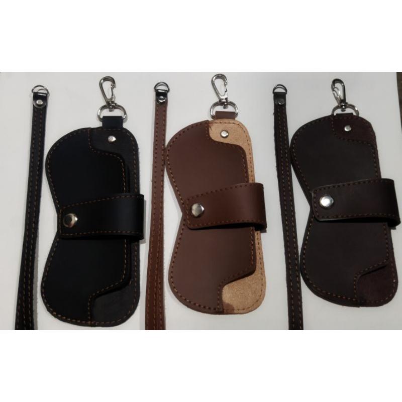 Tempat Kacamata Wanita bisa di Buat Kalung plus tali Motif Polos Perempuan kcp Pengait Besi tempat kacamata gantung pouch kacamata Glasses 2