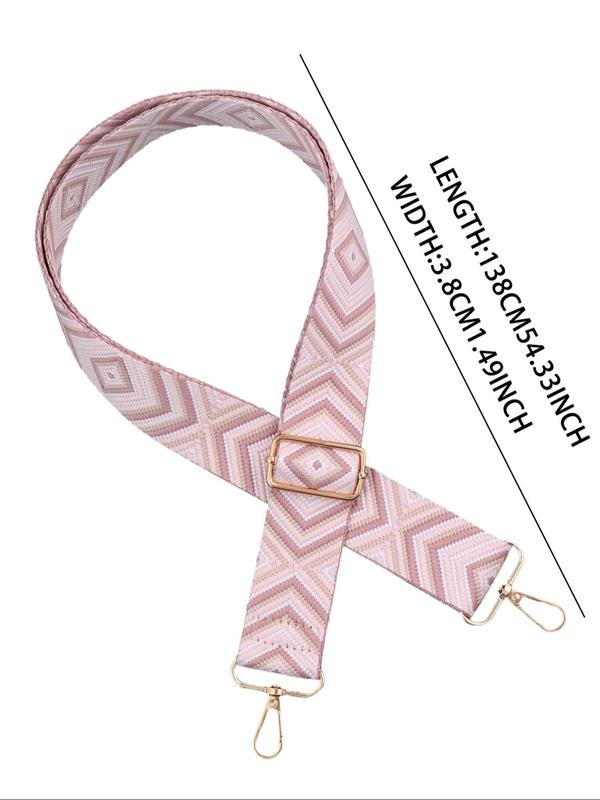 Fashionable Ethnic Pattern Design Bag Strap, Adjustable Shoulder Strap for Travel, Casual Versatile Bag Strap for Women & Men 2