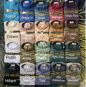 JUBAH GAMIS AL HARAMAIN BAHAN POLYESTER POLOS HIGH QUALITY Muslim