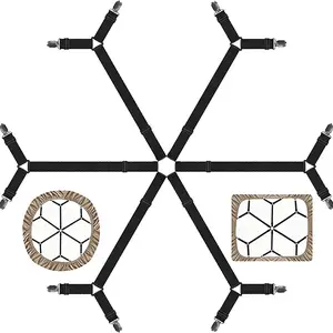 "Pengait sprei Besi Bed Sheet Grip Pengait Ujung Sprei Jepitan Anti Geser 1 Set Isi 4pcs "