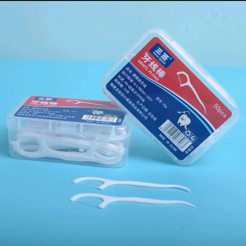 Combo 12 hộp tăm chỉ nha khoa Dental Flossers (600 chiếc) - vệ sinh răng miệng sạch sẽ 6