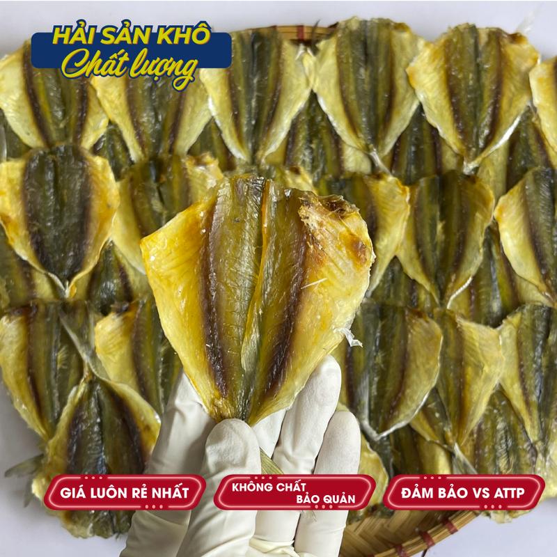 Cá Chỉ Vàng Phơi khô dày thịt, vị ngọt tự nhiên - Đặc sản Ba Làng Foods