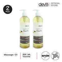 Gambar Deviti Massage Oil Combo 2 Pcs Minyak Pijat with Vanillie Aromatherapy 500 mL dari Deviti Kota Administrasi Jakarta Barat 1 Tokopedia