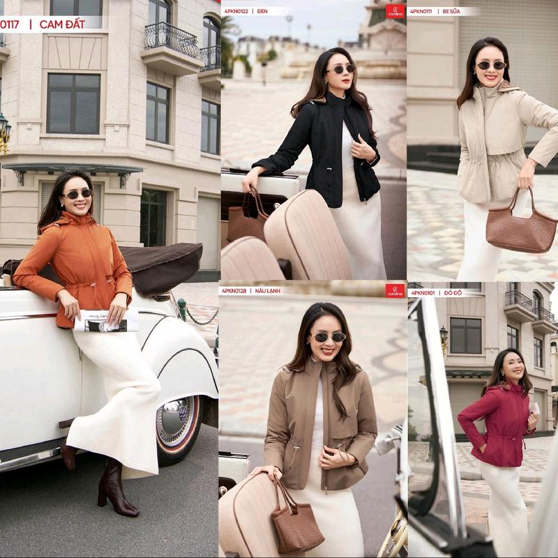4PKN01 Áo PARKA lông cừu cao cấp CARDINA mã 4PKN01 3