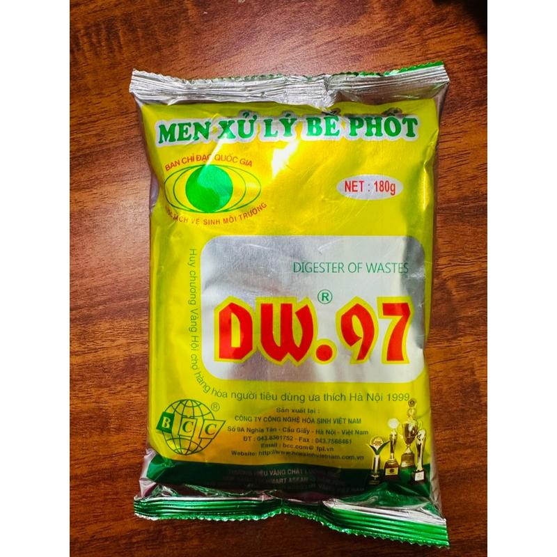 Men Xử Lý Bể Phốt DW - Thông Tắc, Phân Hủy Cặn Bã, Khử Mùi Hôi Bồn Cầu 200g Làm Sạch Kem 1