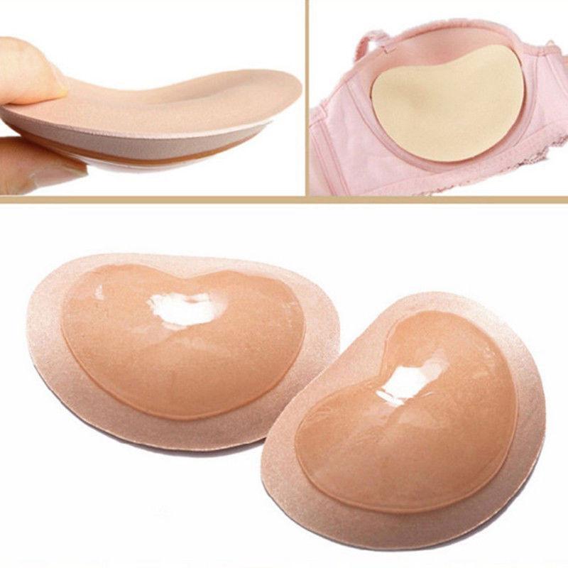 3 cm thick slit front adhesive bra strap to prevent sagging women's bra - bra tape Silicone Invisible Bra Insert Pads Push Up Enhancer Breast Strapless 0