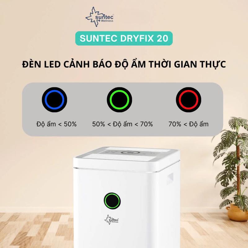 Máy hút ẩm hỗ trợ lọc không khí Đức Suntec Wellness Dryfix 20 - Bảo Hành 24 Tháng 6