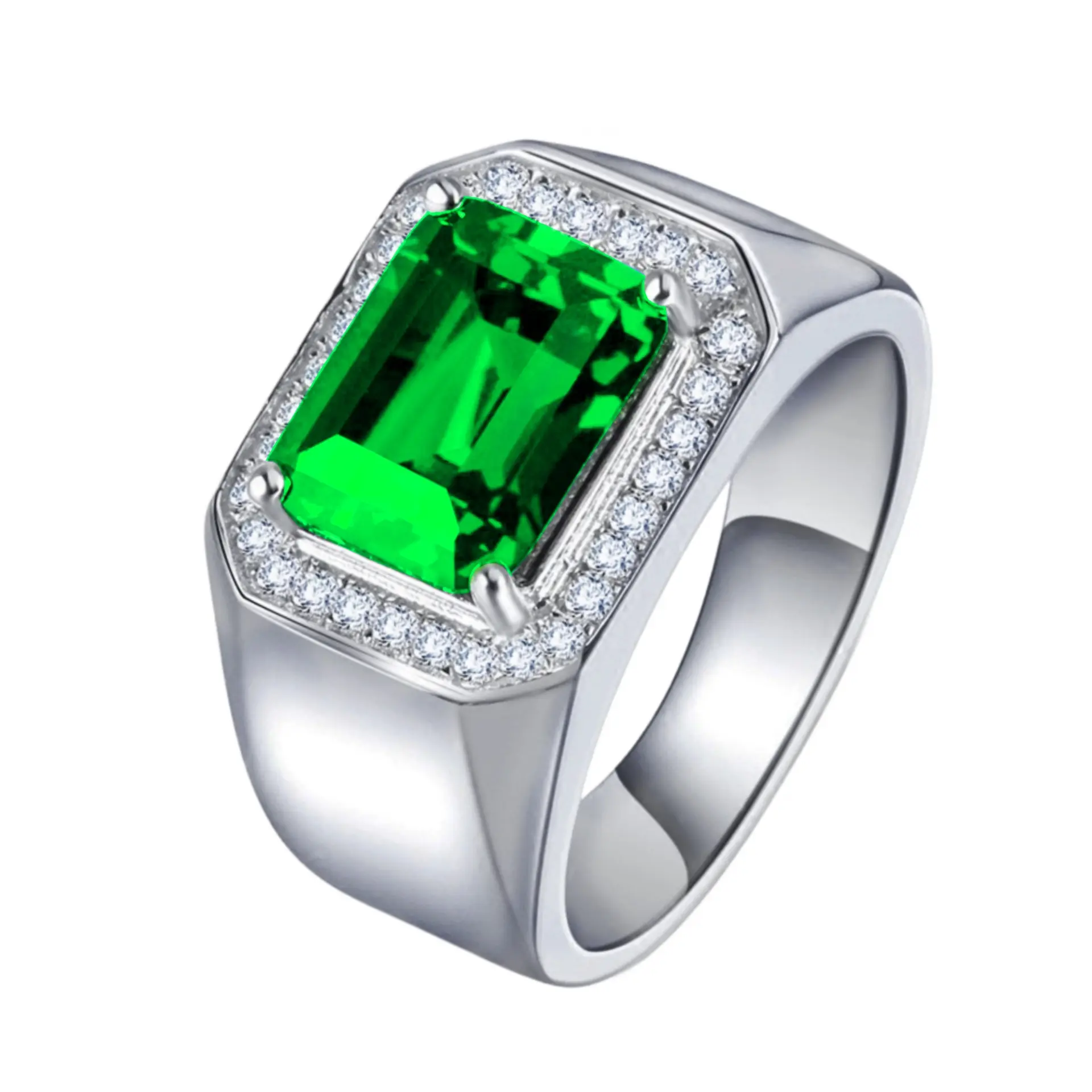 Simple and fashionable gentleman's men's ring NJI165