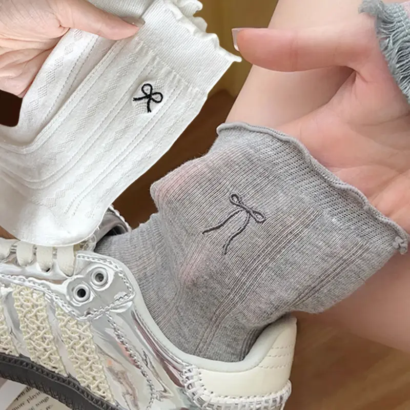 Splicing Women Over The Knee Long Socks Autumn Winter Stretchy - TikTok ...